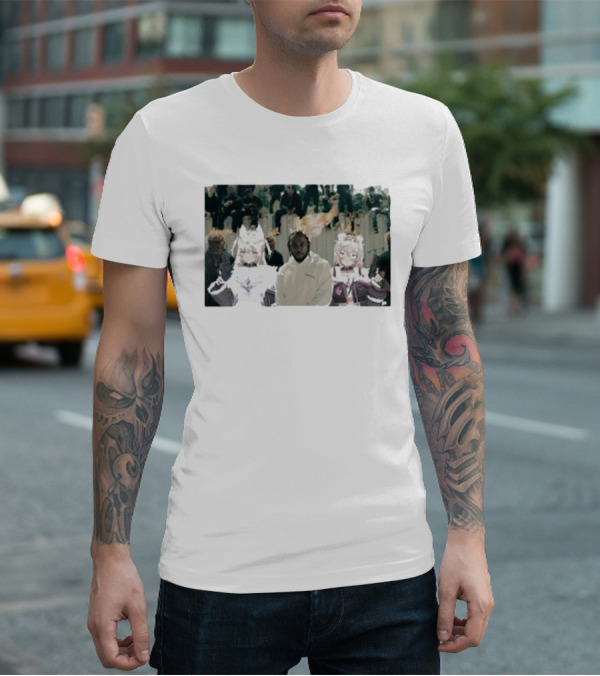 Yaruki FWMC Kendrick Good Dogs Maad City Anime Crossover T-Shirt