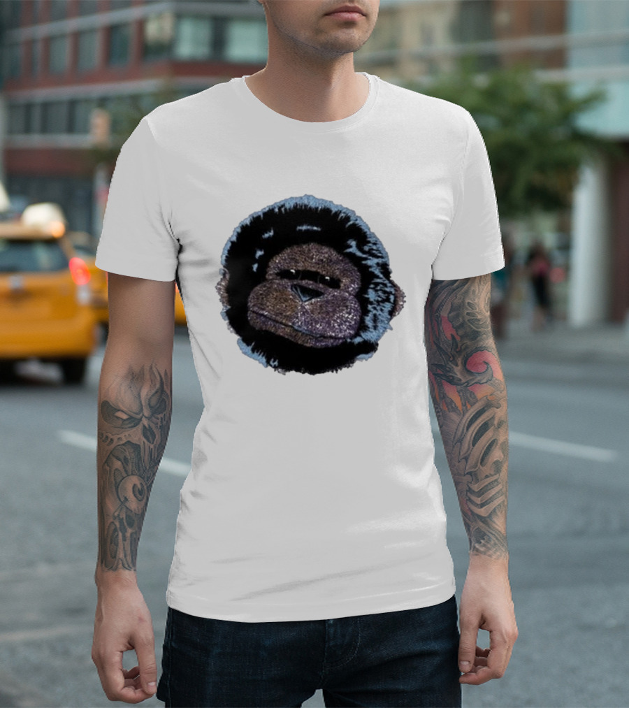 Christmas Dinosaur Jr Gorilla Head T-Shirt