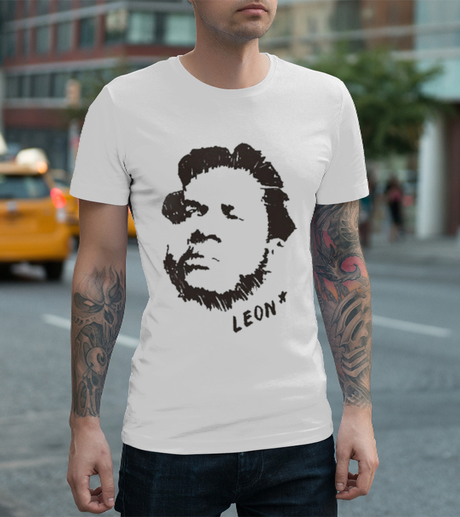 Leon Bridges Leon Sketch Face T-Shirt