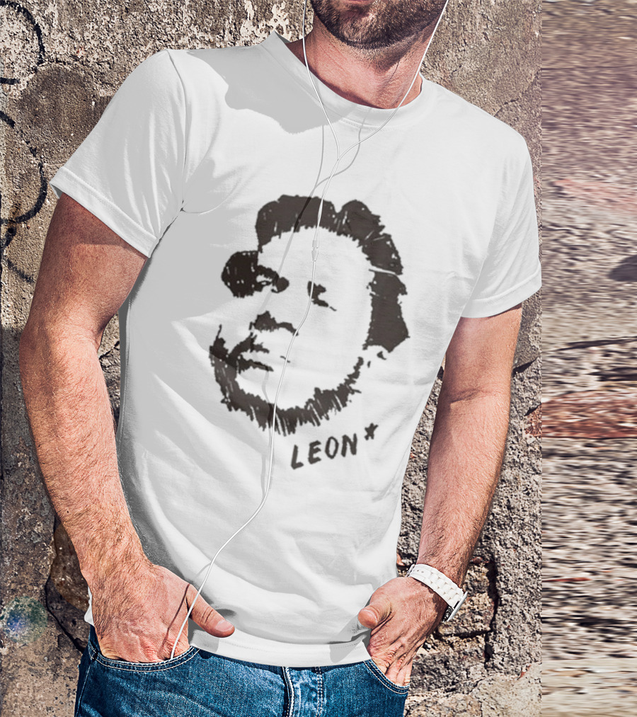 Leon Bridges Leon Sketch Face T-Shirt