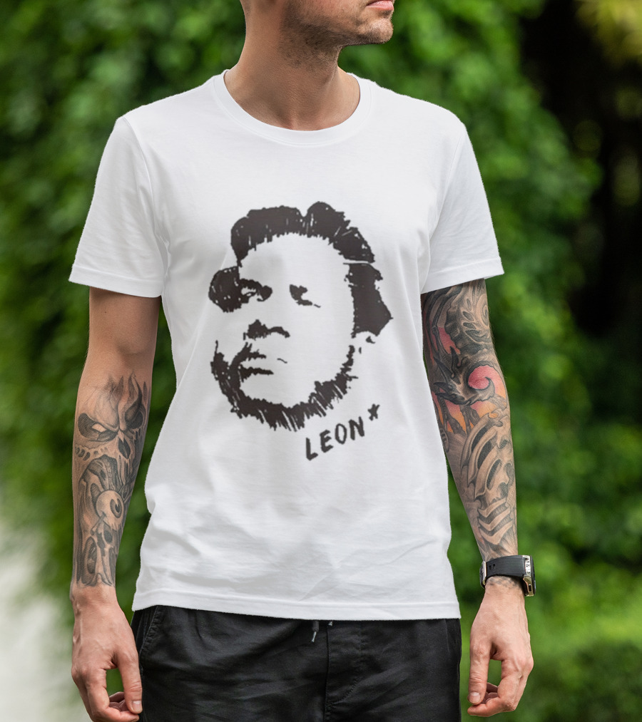Leon Bridges Leon Sketch Face T-Shirt