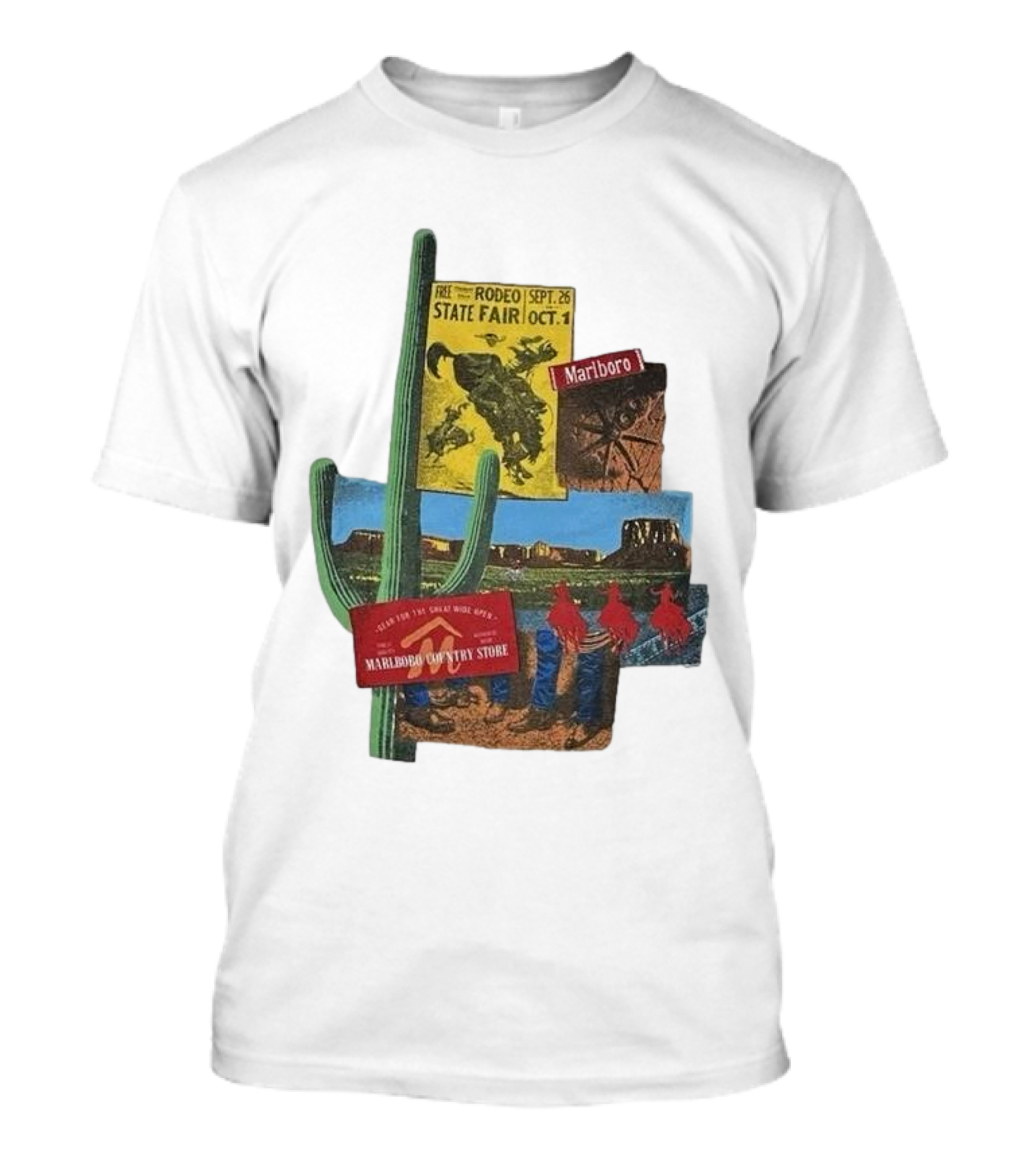 Rodeo State Fair Marlboro Country Store Wild West Promo T-Shirt