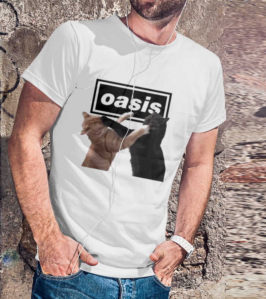 Oasis Live ’25 Tour Cat Fight T-Shirt
