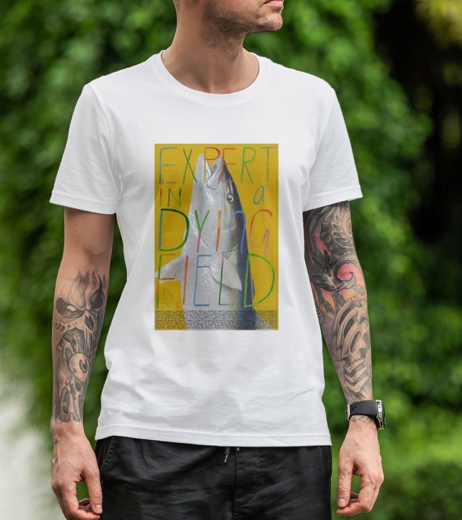 Expert In A Dying Field The Beths Colorful Lettering Fish Image T-Shirt