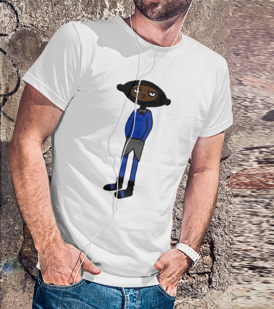 Yuno Miles Stay Calm Blue Outfit Cartoon Character T-Shirt