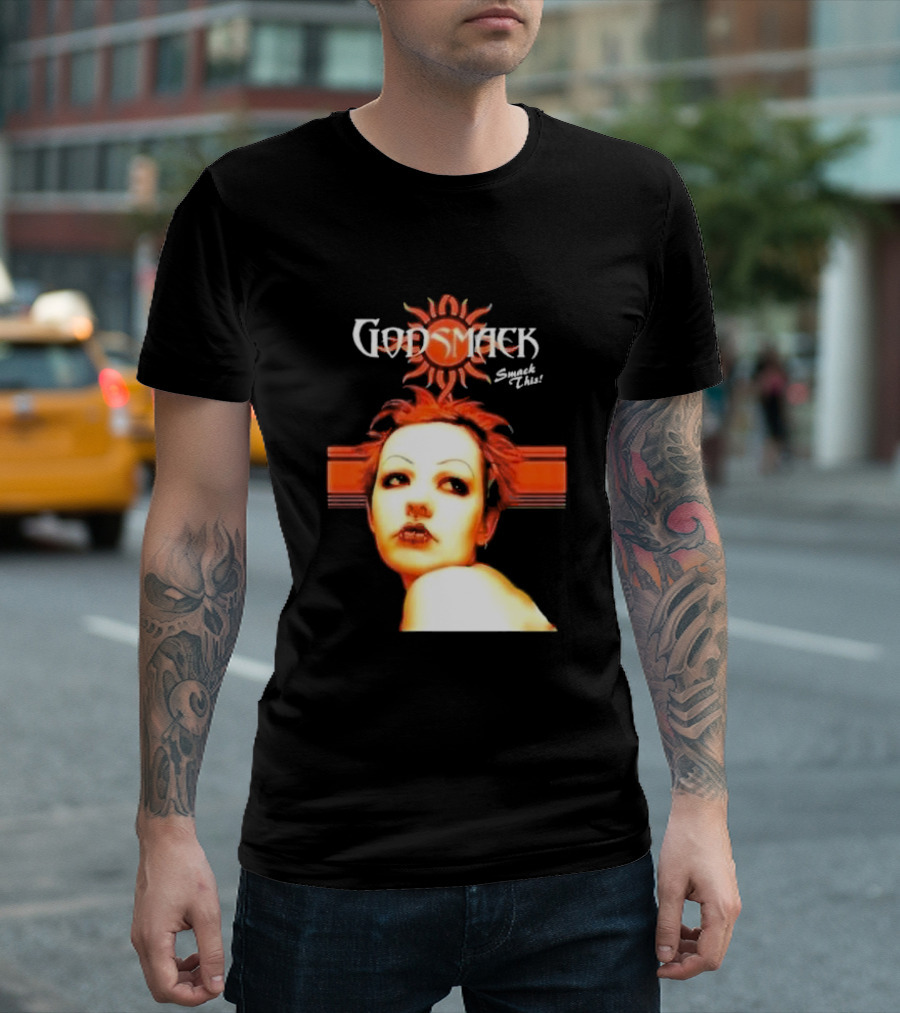 Godsmack Smack This Sun Logo Face T-Shirt