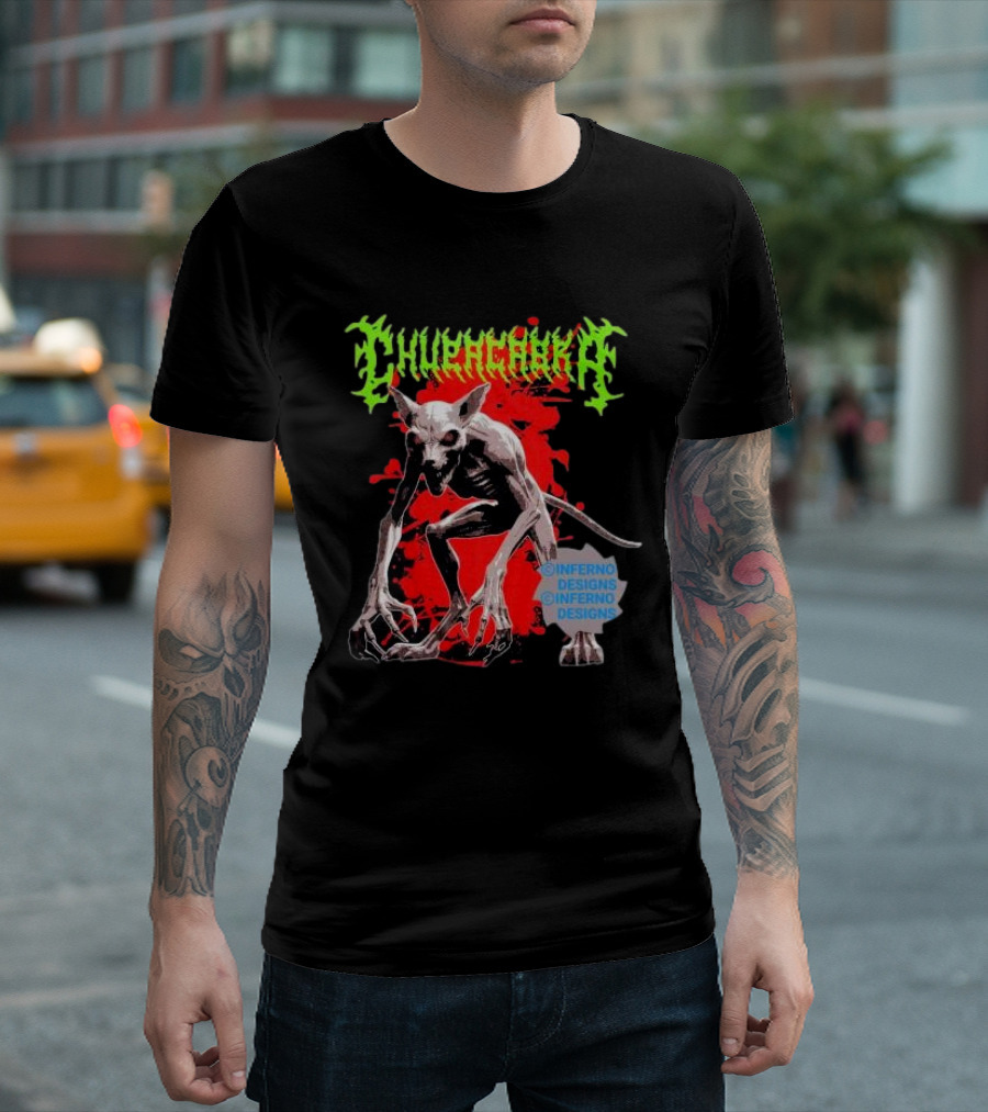 Chupacabra Cryptid Metalcore Inferno T-Shirt