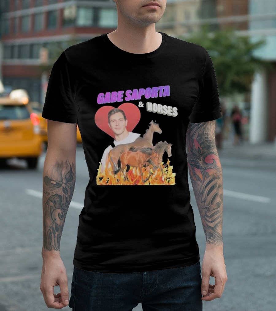 Gabe Saporta and Horses T-Shirt