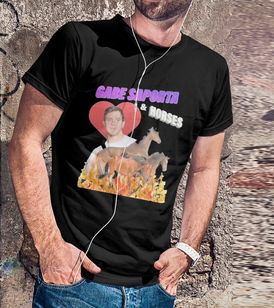 Gabe Saporta And Horses T-Shirt