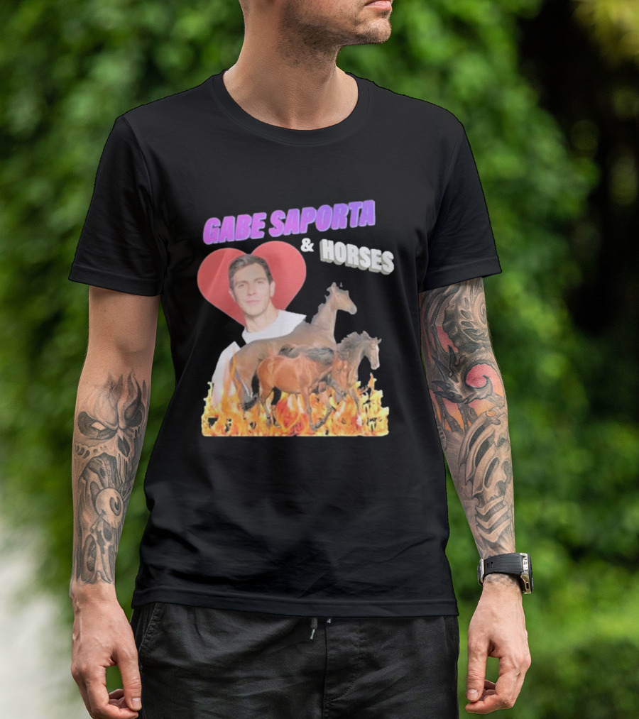 Gabe Saporta And Horses T-Shirt