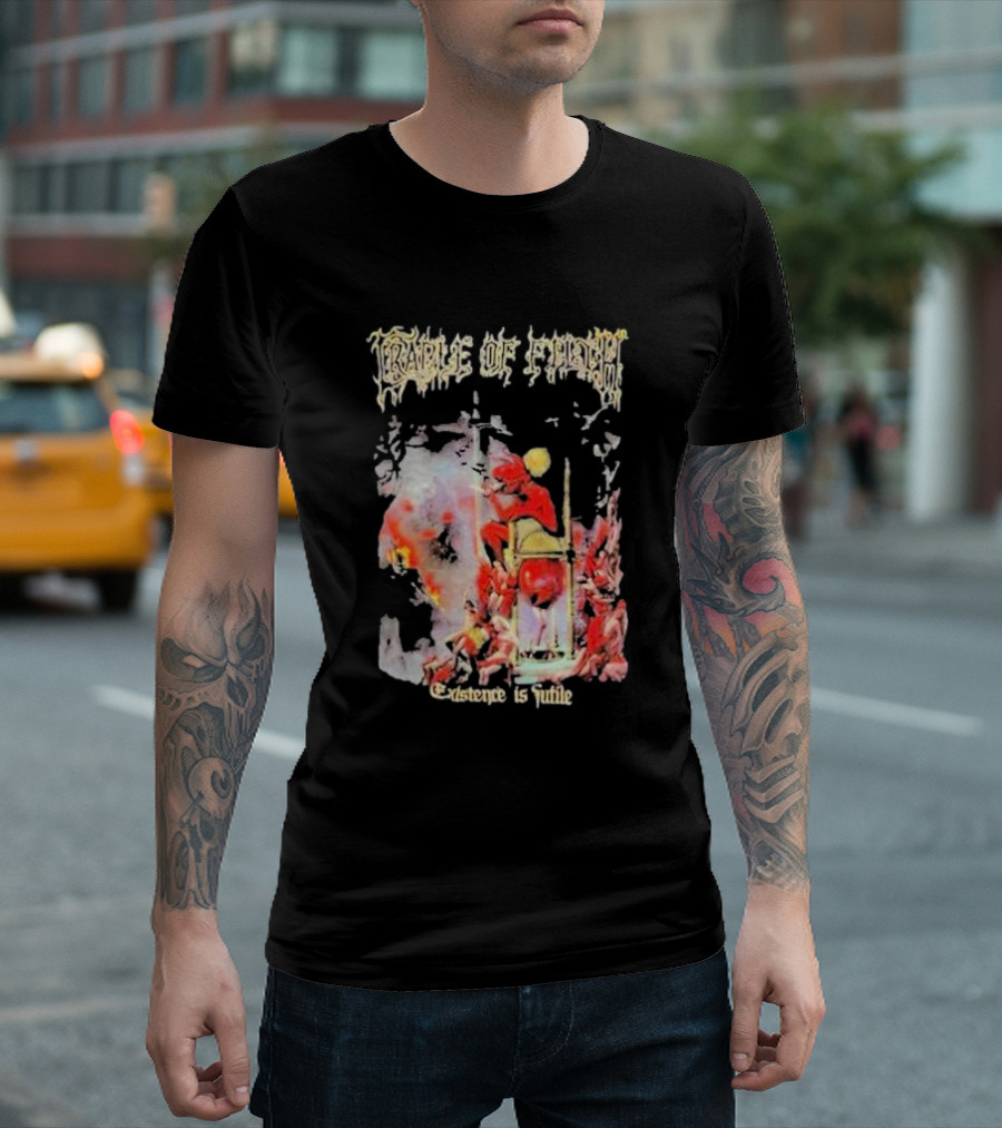 Cradle of Filth Existence is Futile Dark Gothic T-Shirt