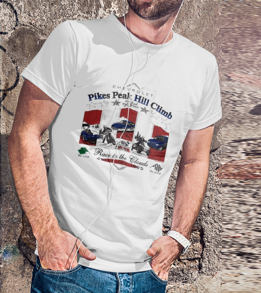 Chevrolet Pikes Peak Hill Climb Race To The Clouds 4th Of July 1995 T-Shirt