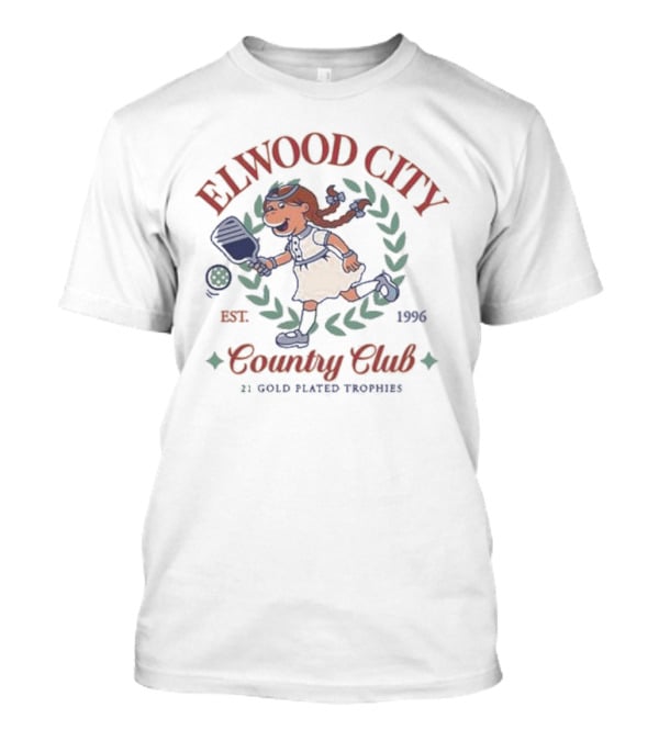 ELWOOD CITY COUNTRY CLUB EST. 1996 21 GOLD PLATED TROPHIES T-Shirt