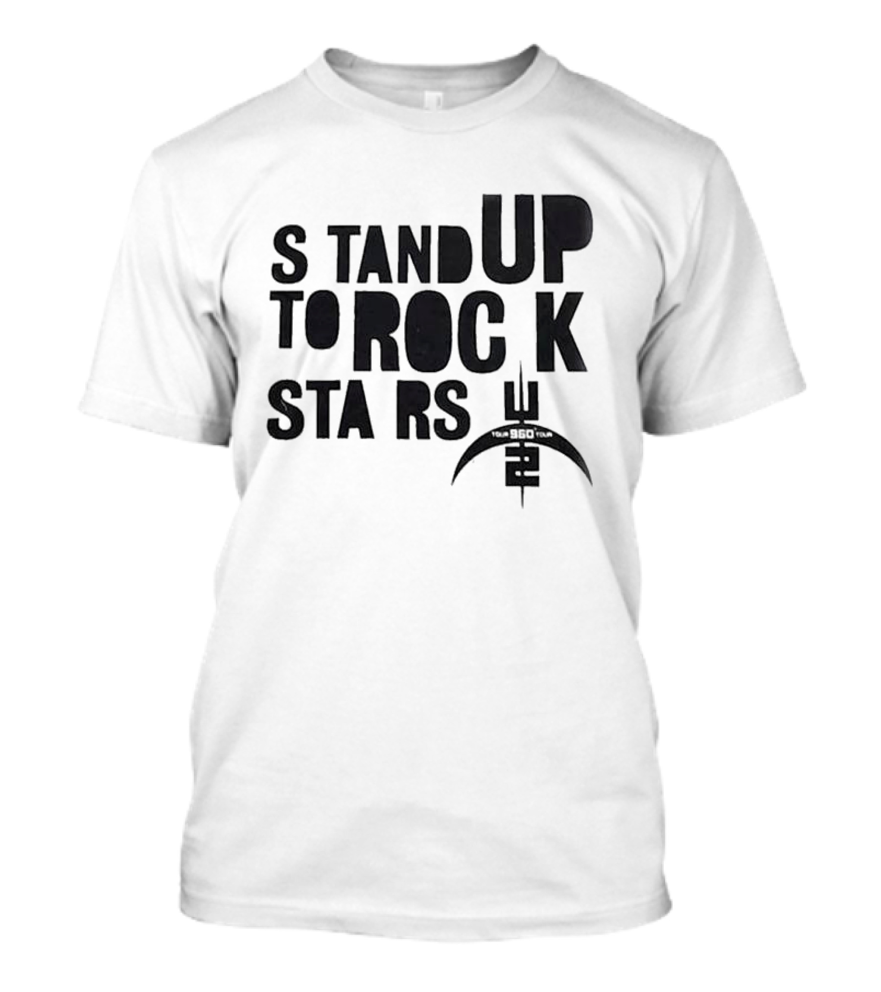 U2 360 Degree Tour 2009 Stand Up To Rock Stars T-Shirt