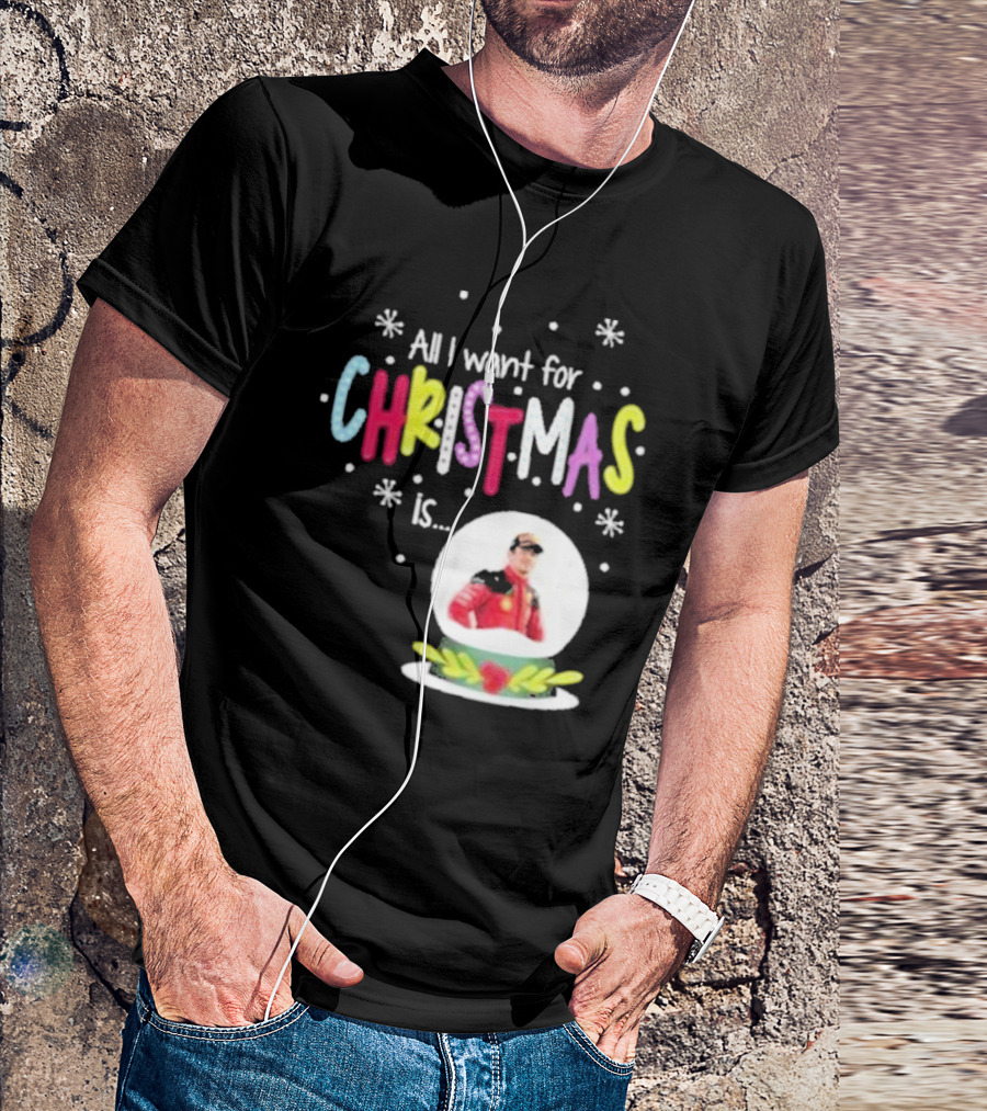 All I Want For Christmas Is Charles Leclerc Snow T-Shirt
