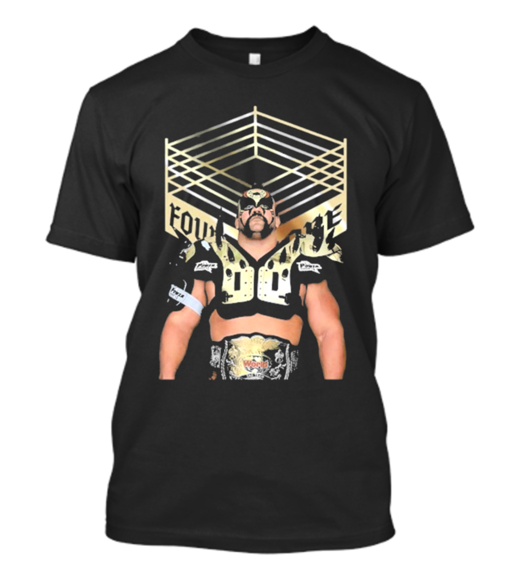 Four Rope Super Road Warriors Championship Belt And Ring T-Shirt