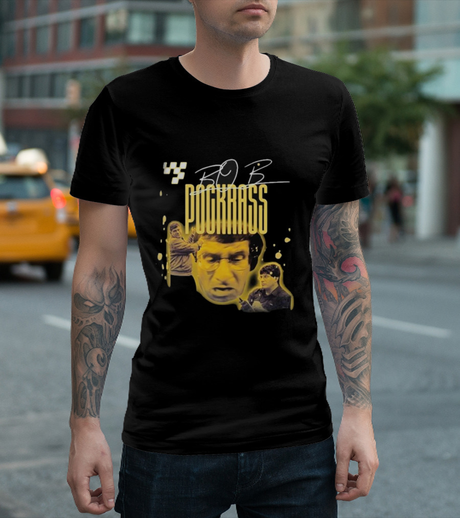 John Hunter Nemechek Bob Pockrass Racing Passion Bold Yellow Graphics T-Shirt