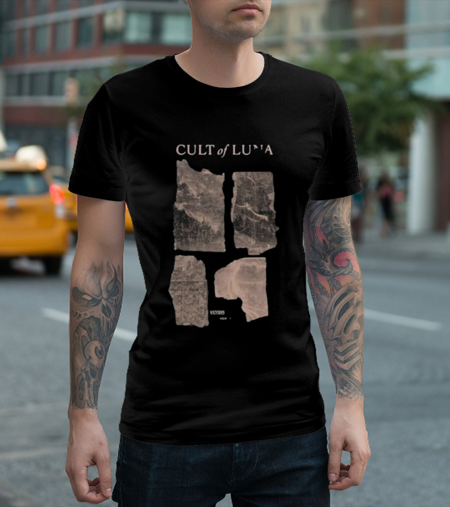 Cult Of Luna The Long Road North Map T-Shirt
