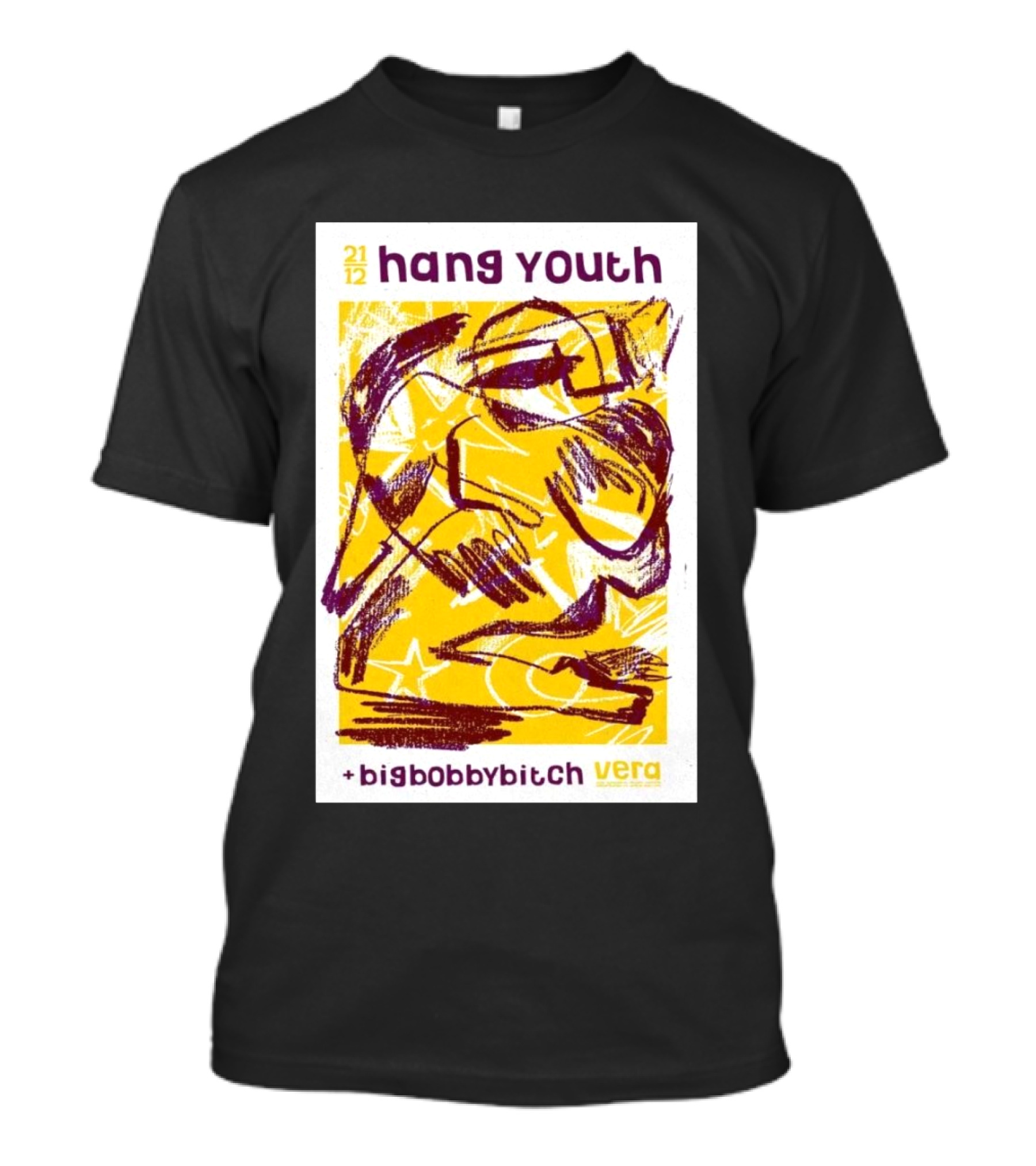 Hang Youth +bigbobbybitch VERA Groningen 21 12 Concert T-Shirt