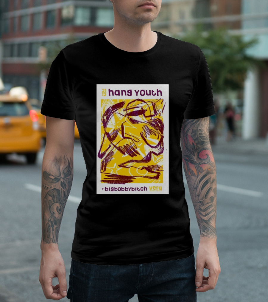 Hang Youth +bigbobbybitch VERA Groningen 21 12 Concert T-Shirt
