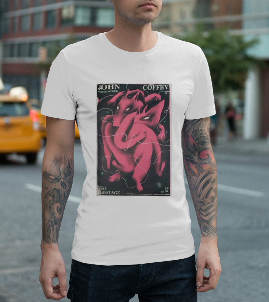 John Coffey And State Power Vera Mainstage Groningen December 14 T-Shirt