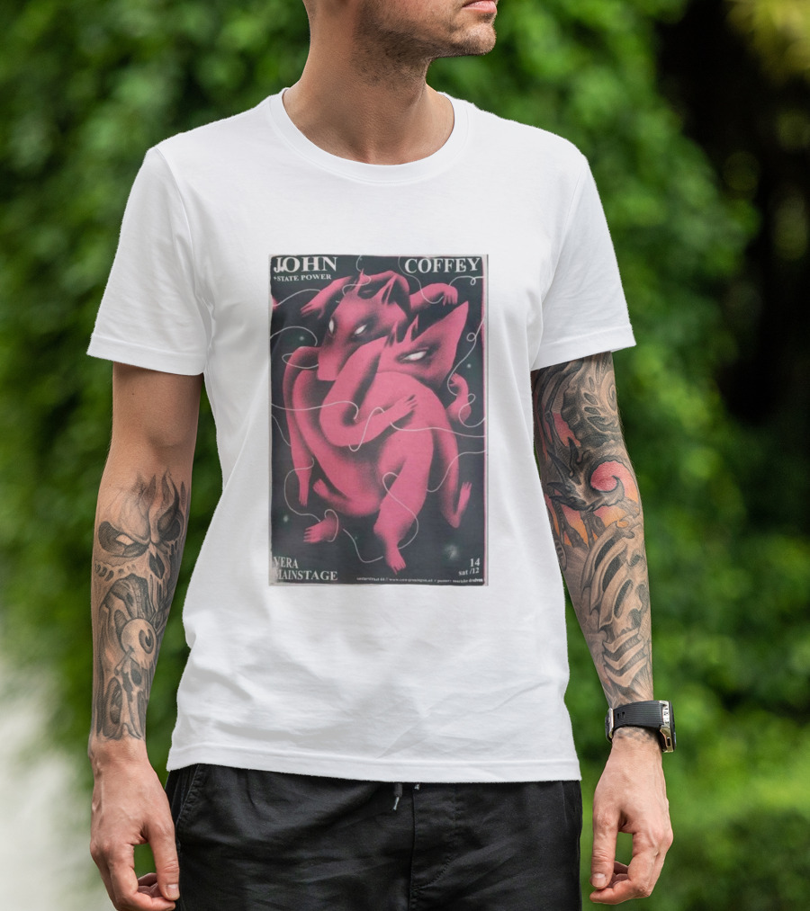 John Coffey And State Power Vera Mainstage Groningen December 14 T-Shirt