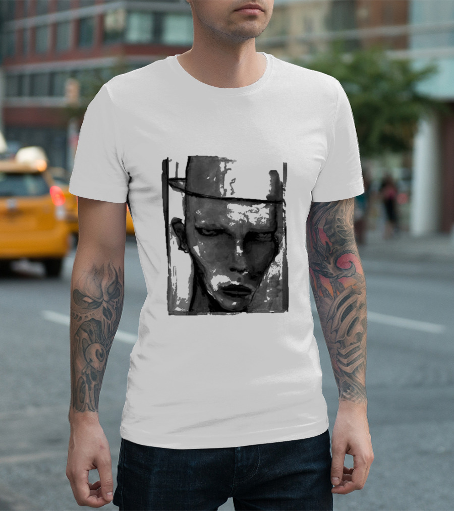 Marilyn Manson One Assassination Under God Monochrome Abstract Face T-Shirt