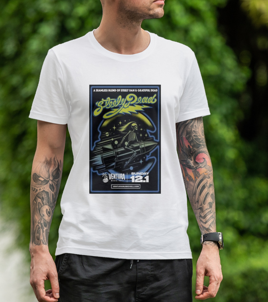 A Seamless Blend Of Steely Dan And Grateful Dead Ventura Music Hall Sunday Dec 1 T-Shirt