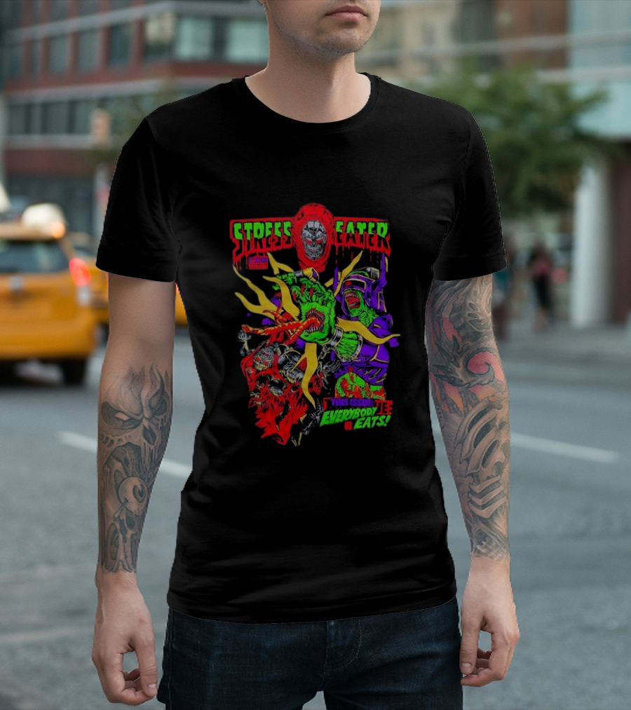 Stress Eater Graphic This Issue Everybody Eats Fierce T-Shirt