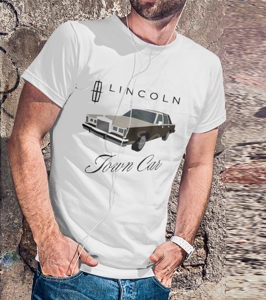 Lincoln Town Car Vintage Sedan Icon T-Shirt