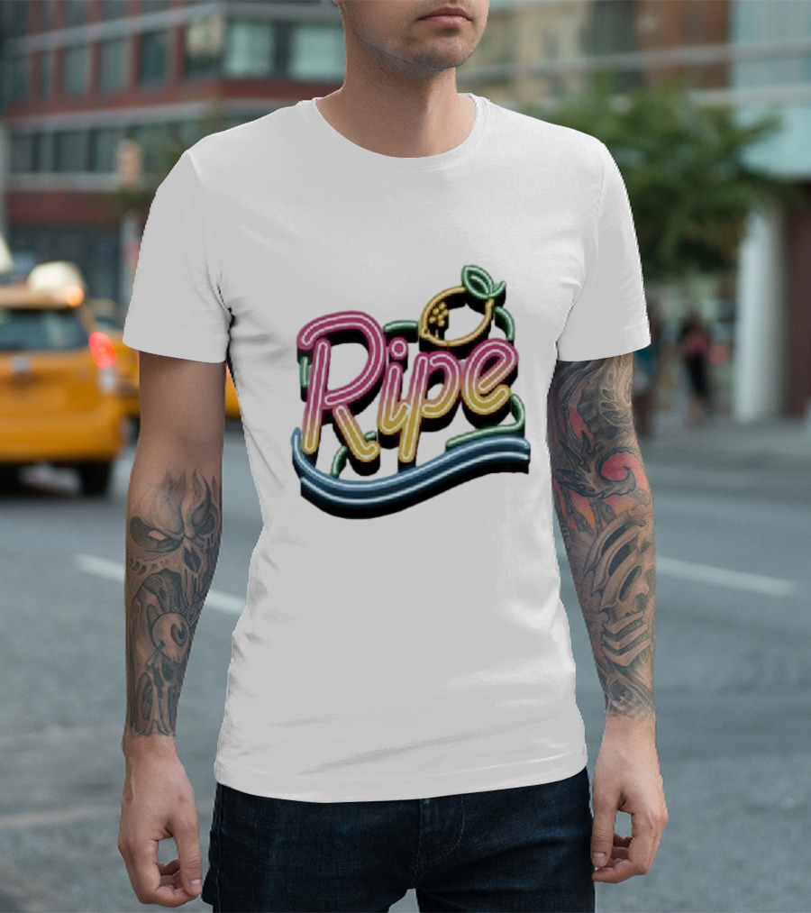 Ripe Neon Ribbed Fruit T-Shirt