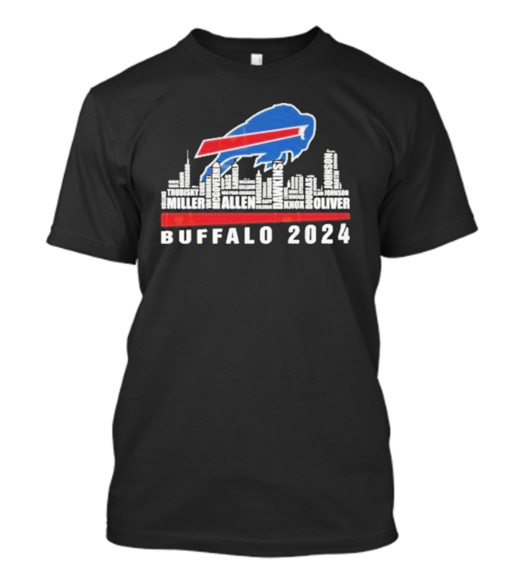 Buffalo 2024 City Allen Miller Johnson Buffalo Bills Football T-Shirt