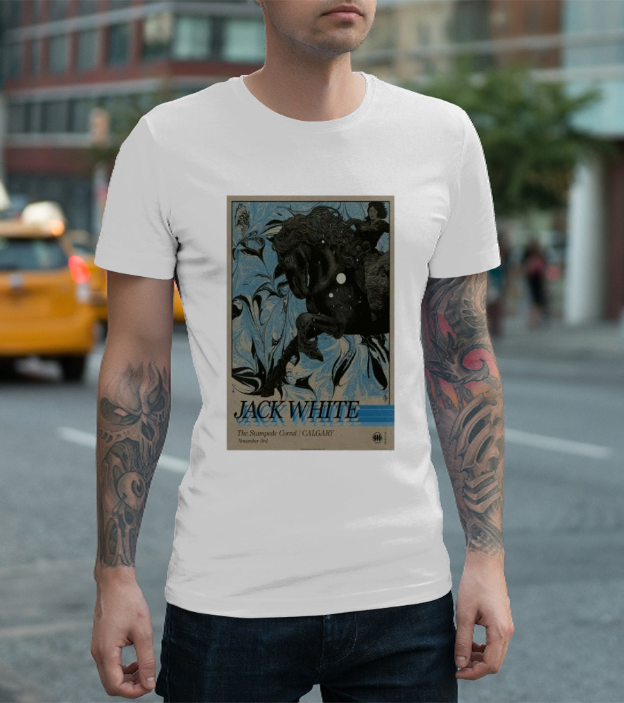 Jack White The Stampede Corral Calgary November 3rd T-Shirt