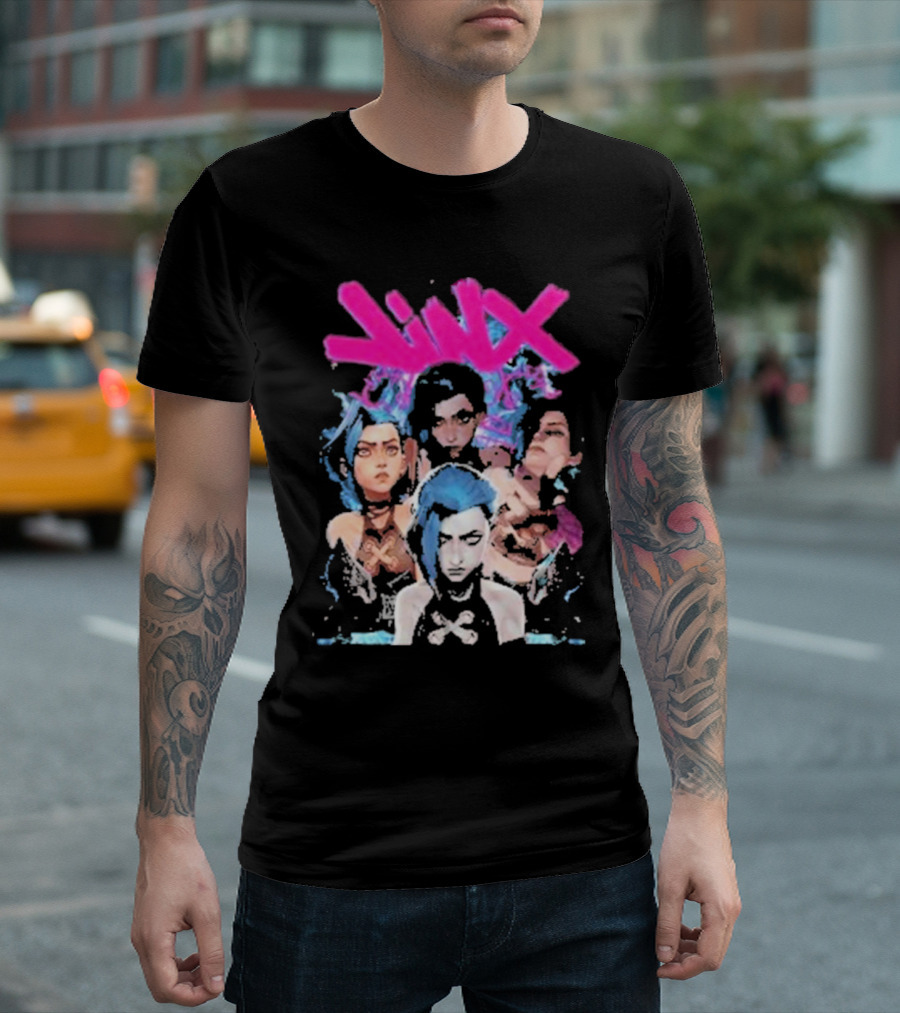 Jinx League Of Legends Arcane T-Shirt