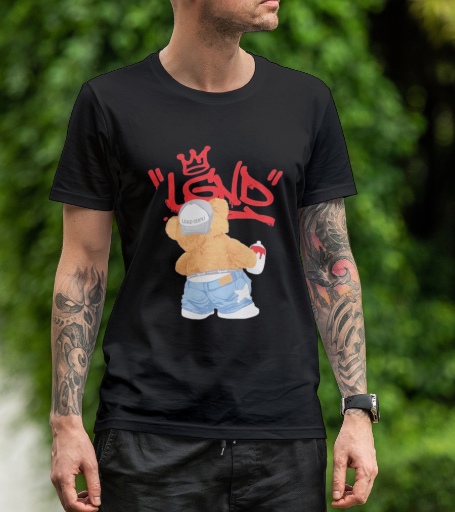 Tagger Bear LGND Lord Supply Graffiti T-Shirt