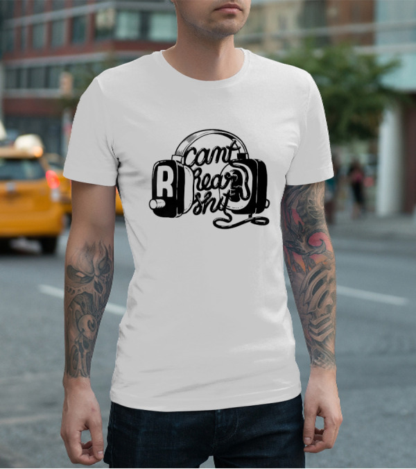 Can't Hear Shit DJ Westbam Headphone T-Shirt