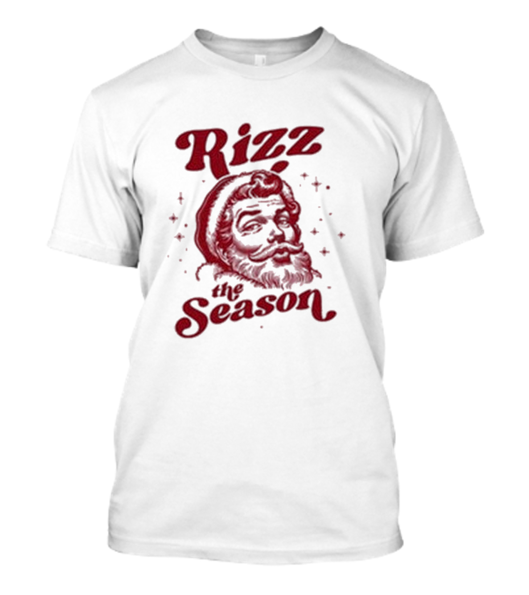 Rizz The Season Christmas 2024 Santa Holiday Spirit T-Shirt