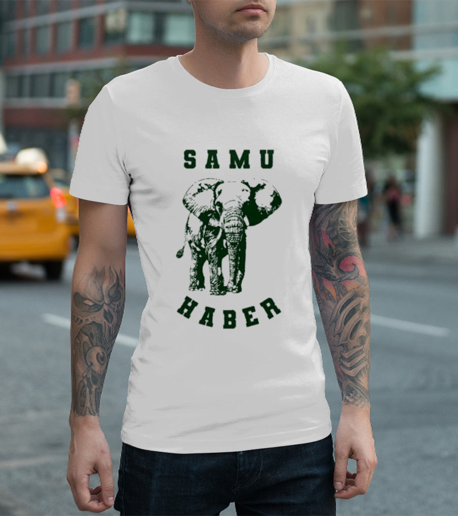 SAMU HABER Elephant T-Shirt