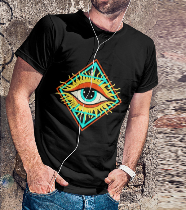 Diamond Eye Zingara Sunburst Geometric T-Shirt