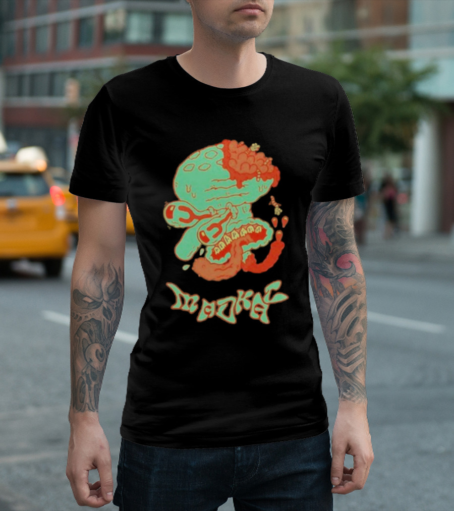 Madkat Ewww Calamardo Surreal Zombie Pop T-Shirt