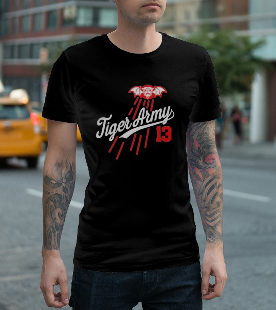 Tiger Army 13 Los Angeles Dodgers Never Die T-Shirt