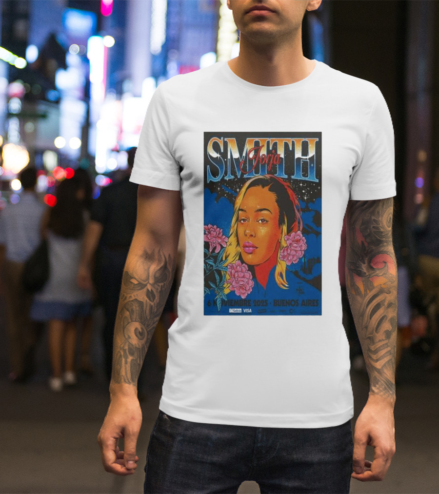 Jorja Smith 6 Noviembre 2025 Buenos Aires Event T-Shirt