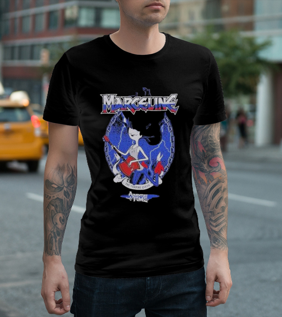Marceline The Vampire Queen Adventure Time Metal Style Girls T-Shirt