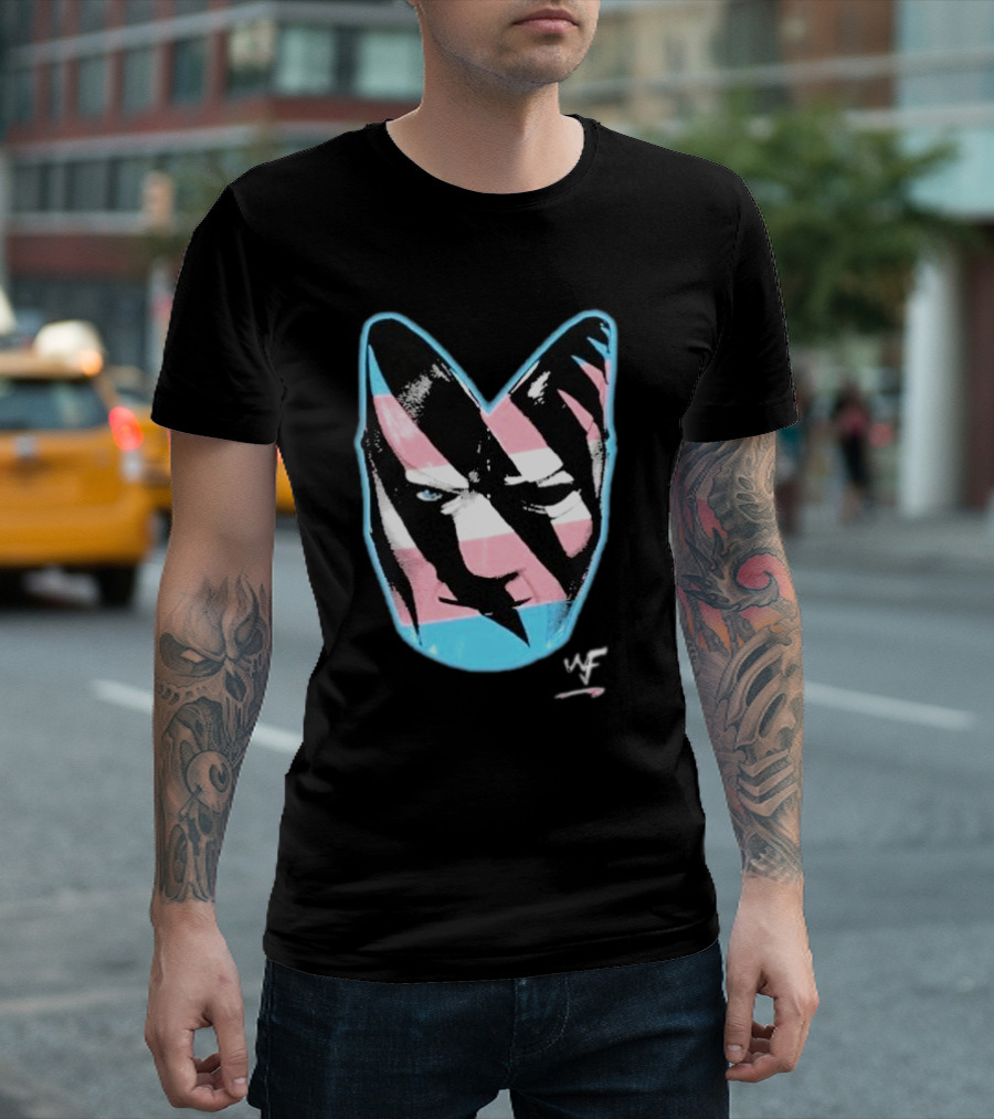 Mr. Liar Trane WF Trans Pride Wolverine Mask T-Shirt