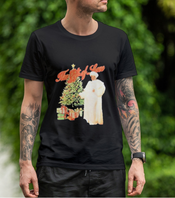 The Gift Of Love Christmas Tree Retro Style Jennifer Hudson T-Shirt