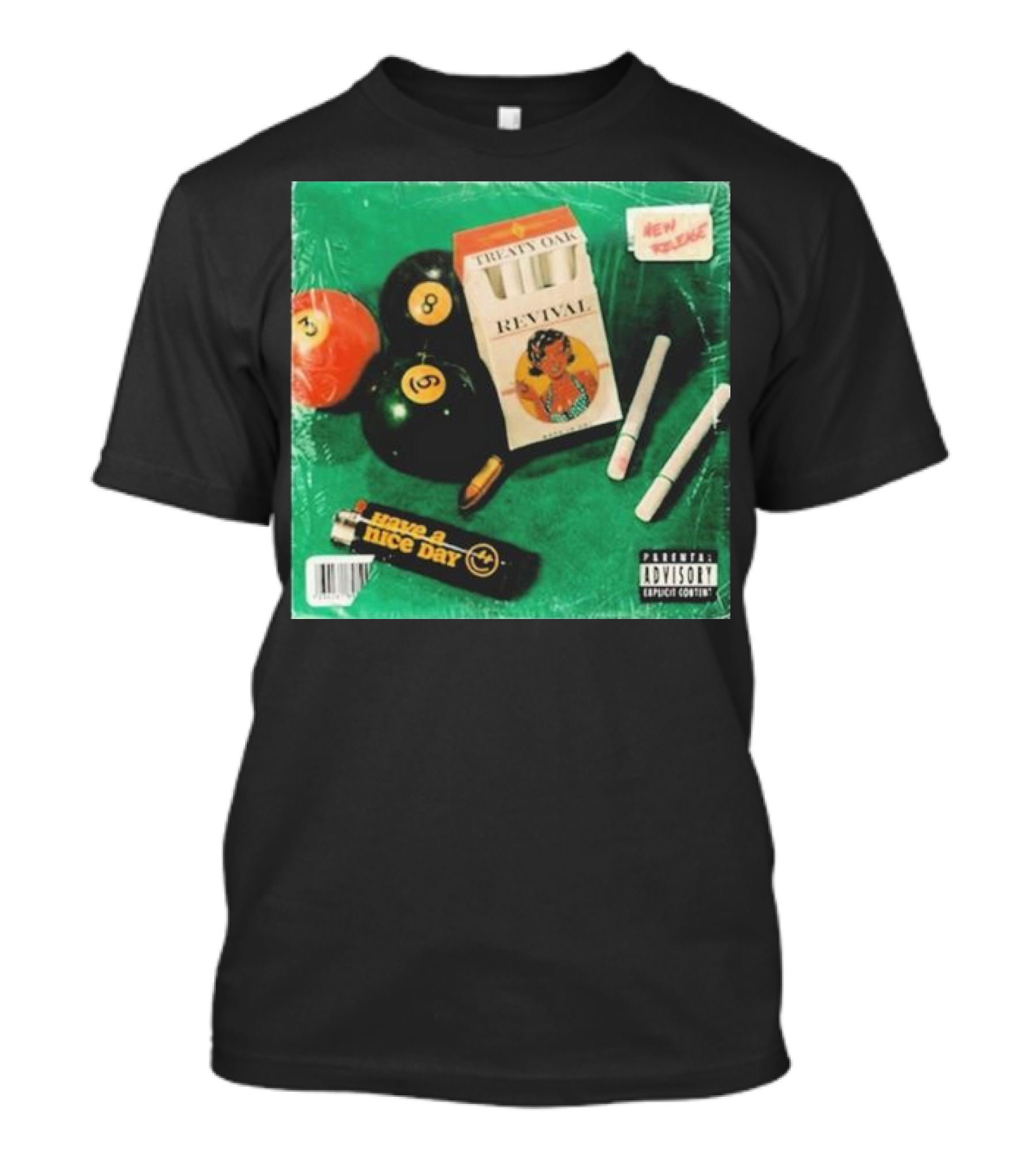 Treaty Oak Revival New Release Have A Nice Day Album T-Shirt