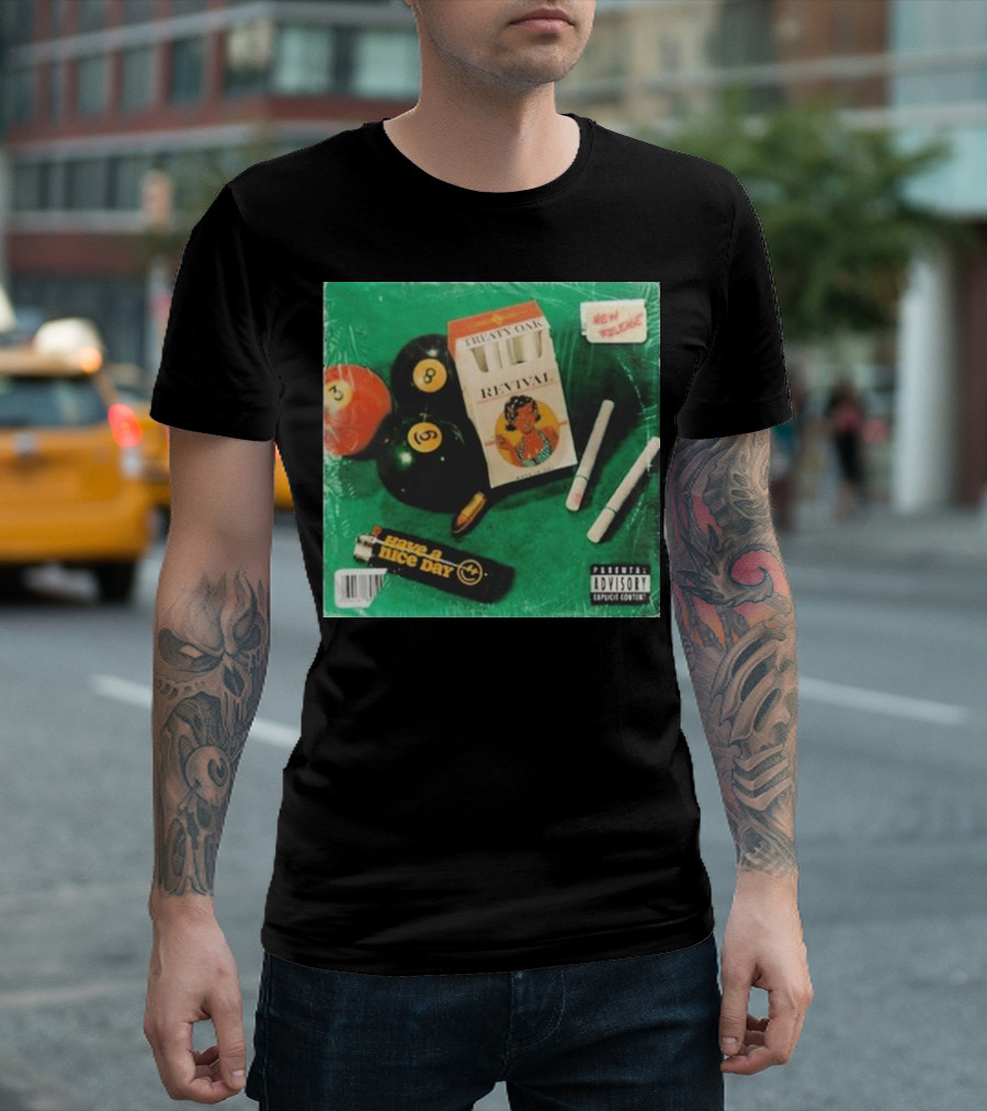 Treaty Oak Revival New Release Have A Nice Day Album T-Shirt