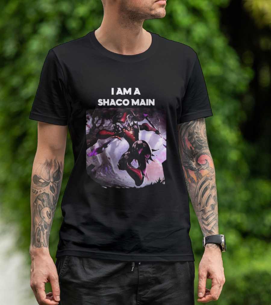I Am A Shaco Main Why So Serious League Of Legends Character Joker T-Shirt