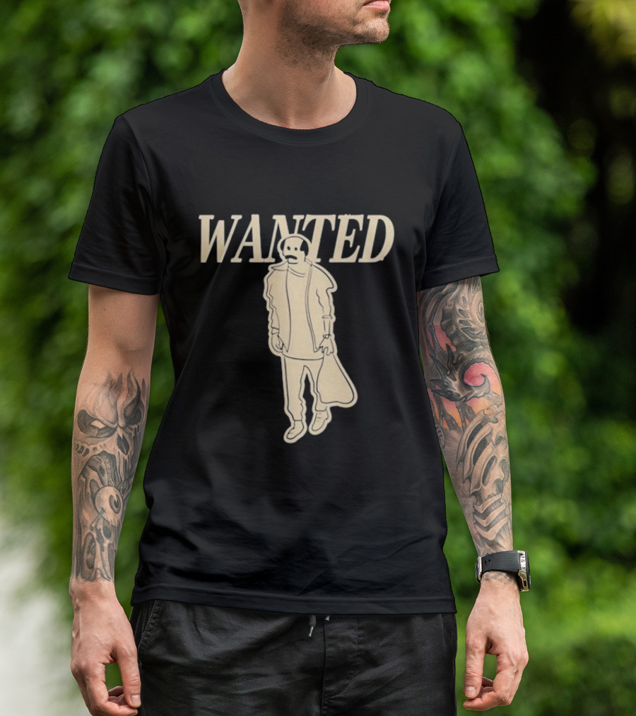 Vardagen Vdgn Wanted Skull Casual Stroll T-Shirt