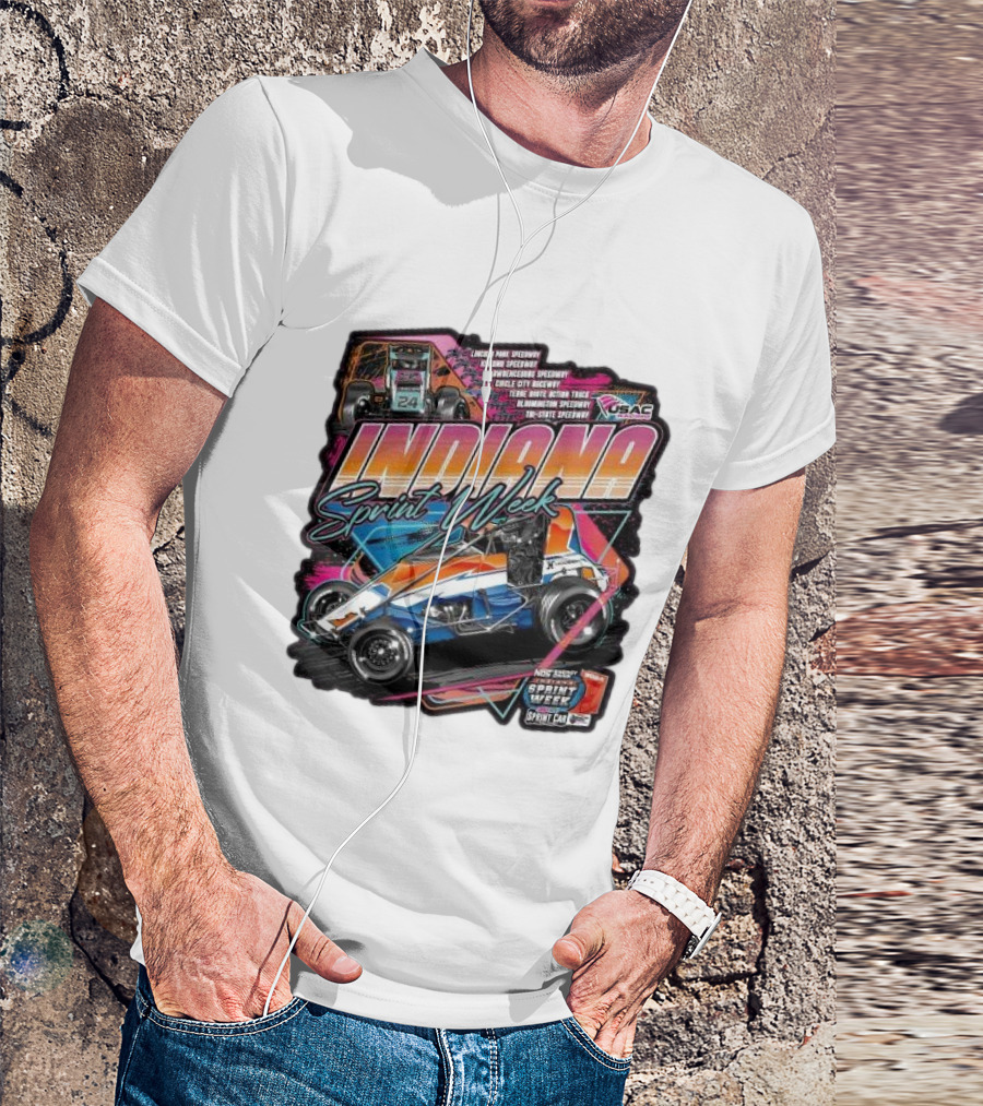 Indiana Sprint Week USAC Sprint Car Racing T-Shirt